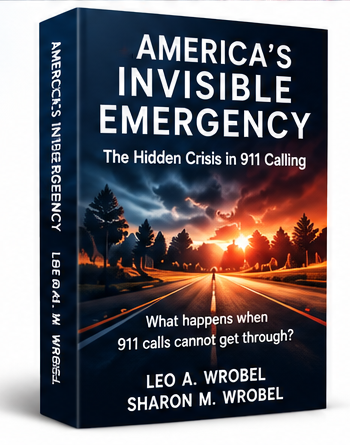 Preliminary 3D cover concept for America's Invisible Emergency by Leo A. Wrobel and Sharon M. Wrobel